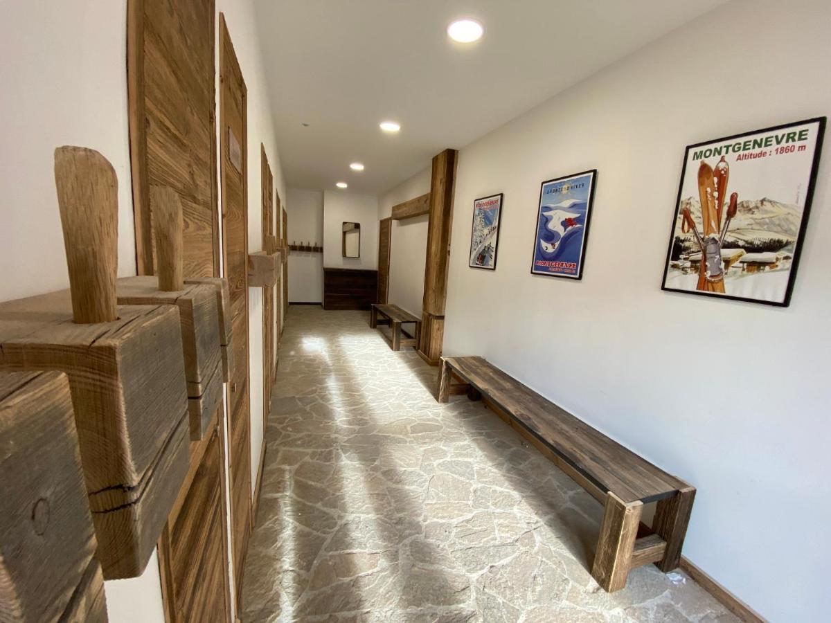 L'Etesy, rénové en 2021, pied des pistes et spa Montgenèvre Extérieur photo