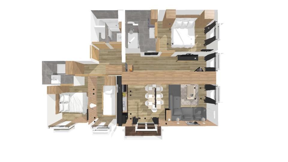 L'Etesy, rénové en 2021, pied des pistes et spa Montgenèvre Extérieur photo